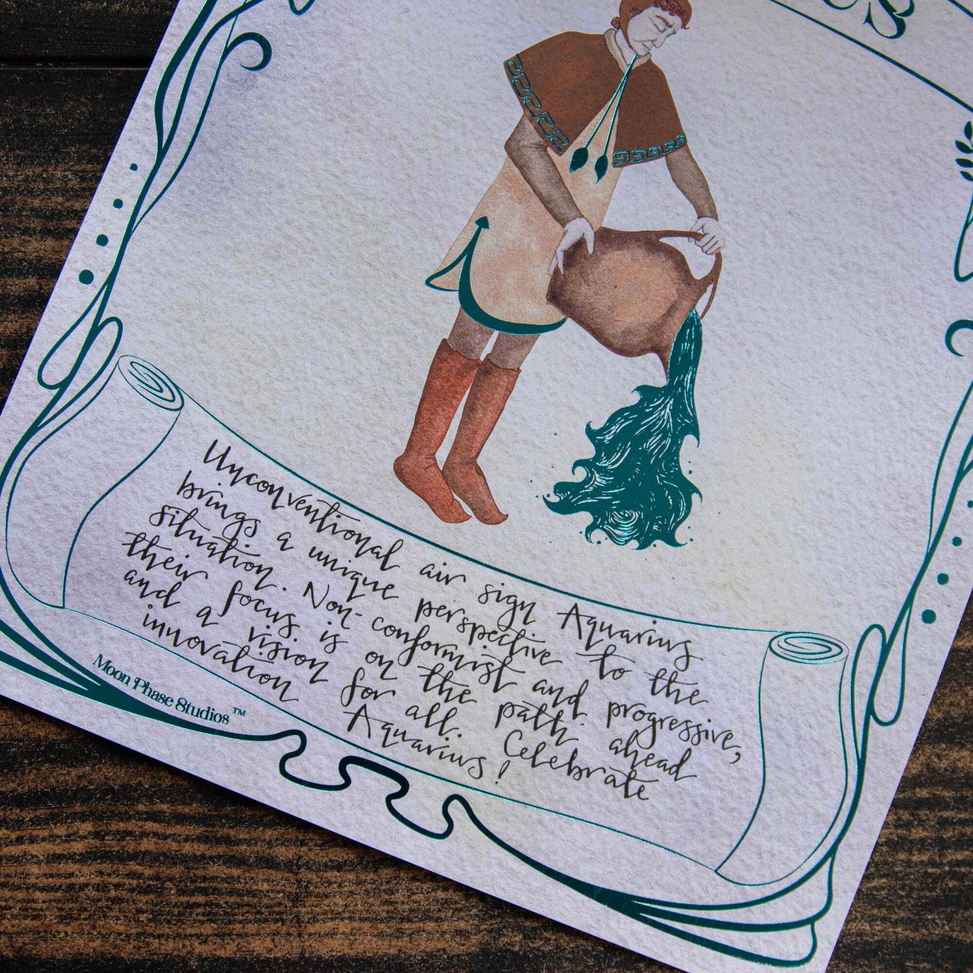 Aquarius Zodiac Print