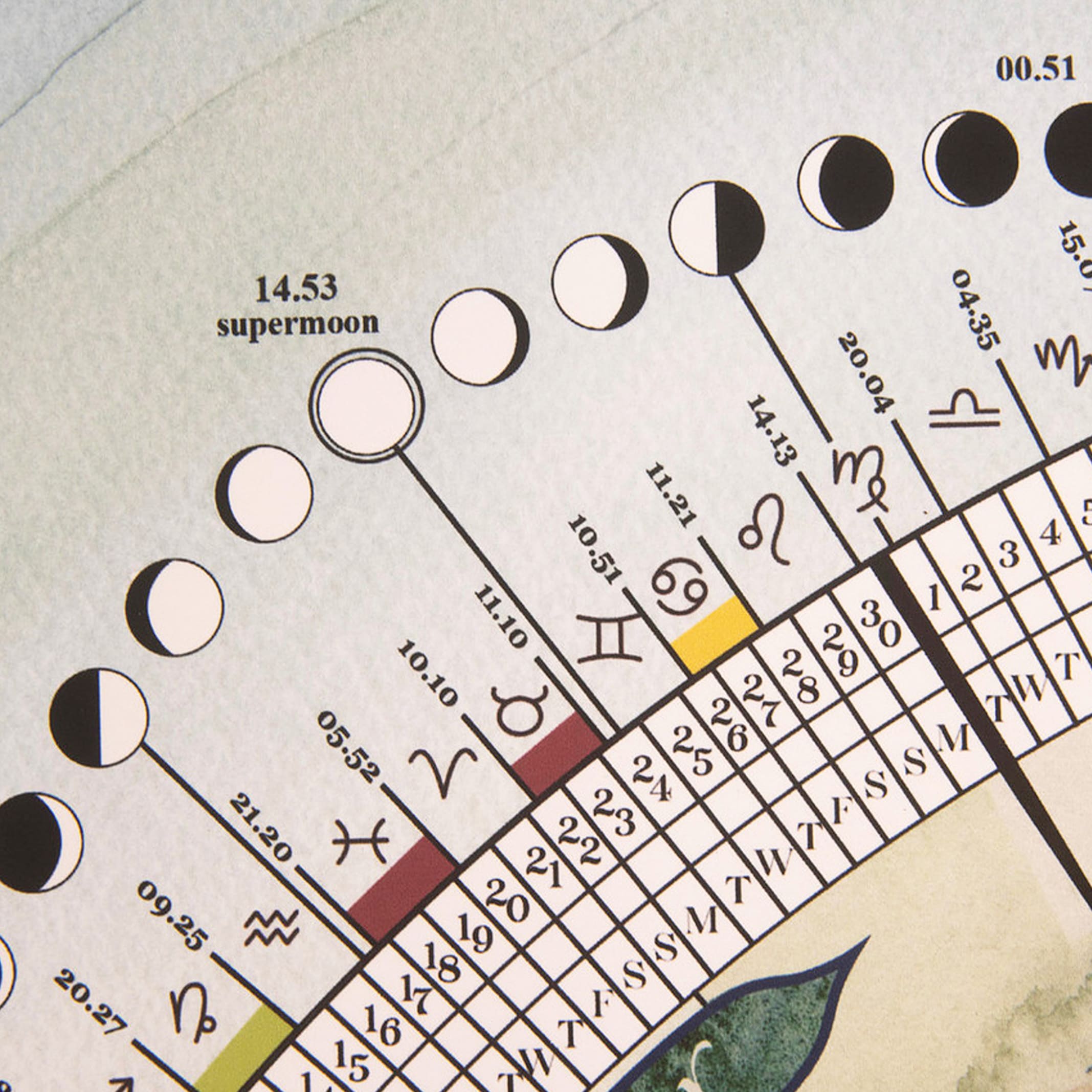 2026 | Large Moon Calendar