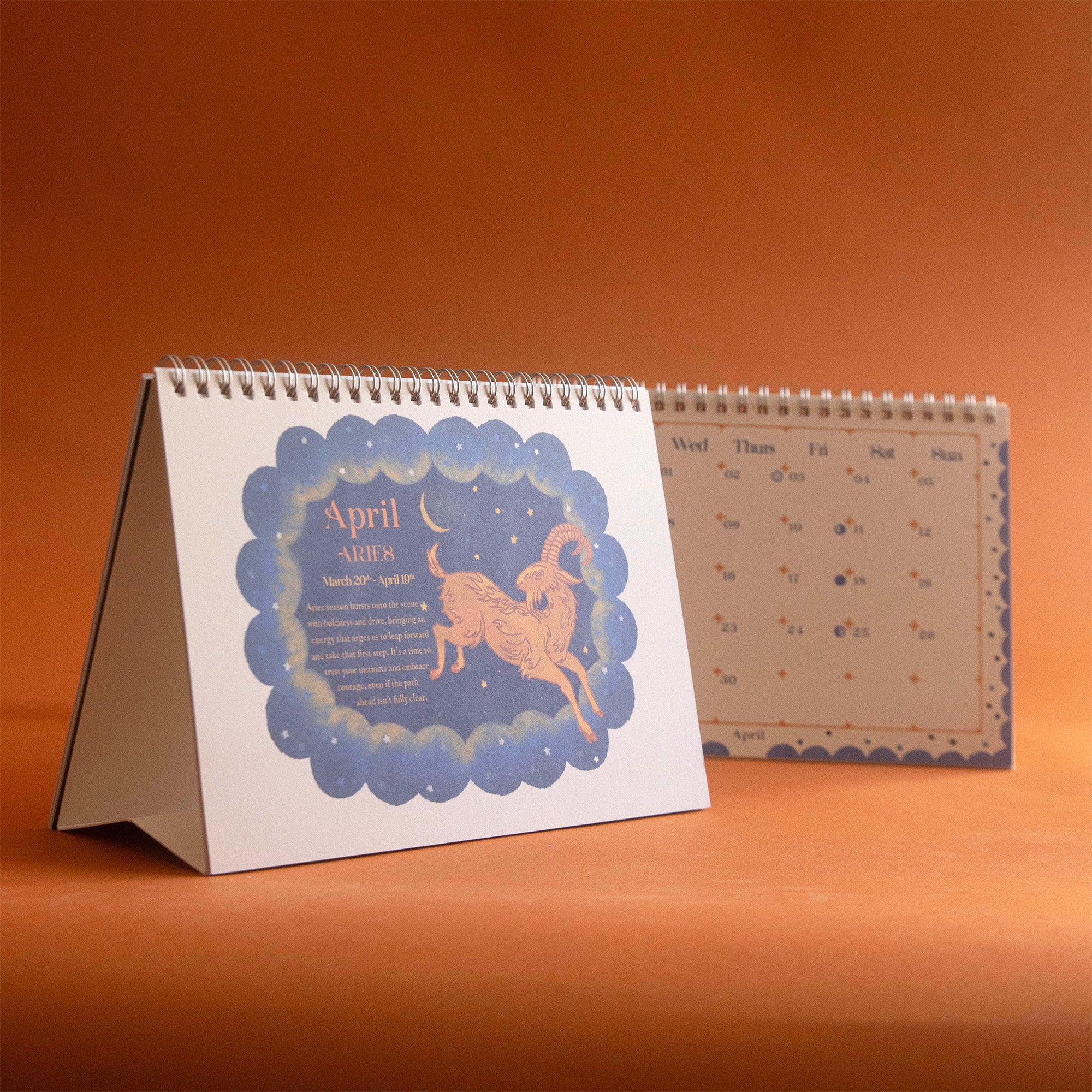 2026 | Calendar | Desktop | Zodiac