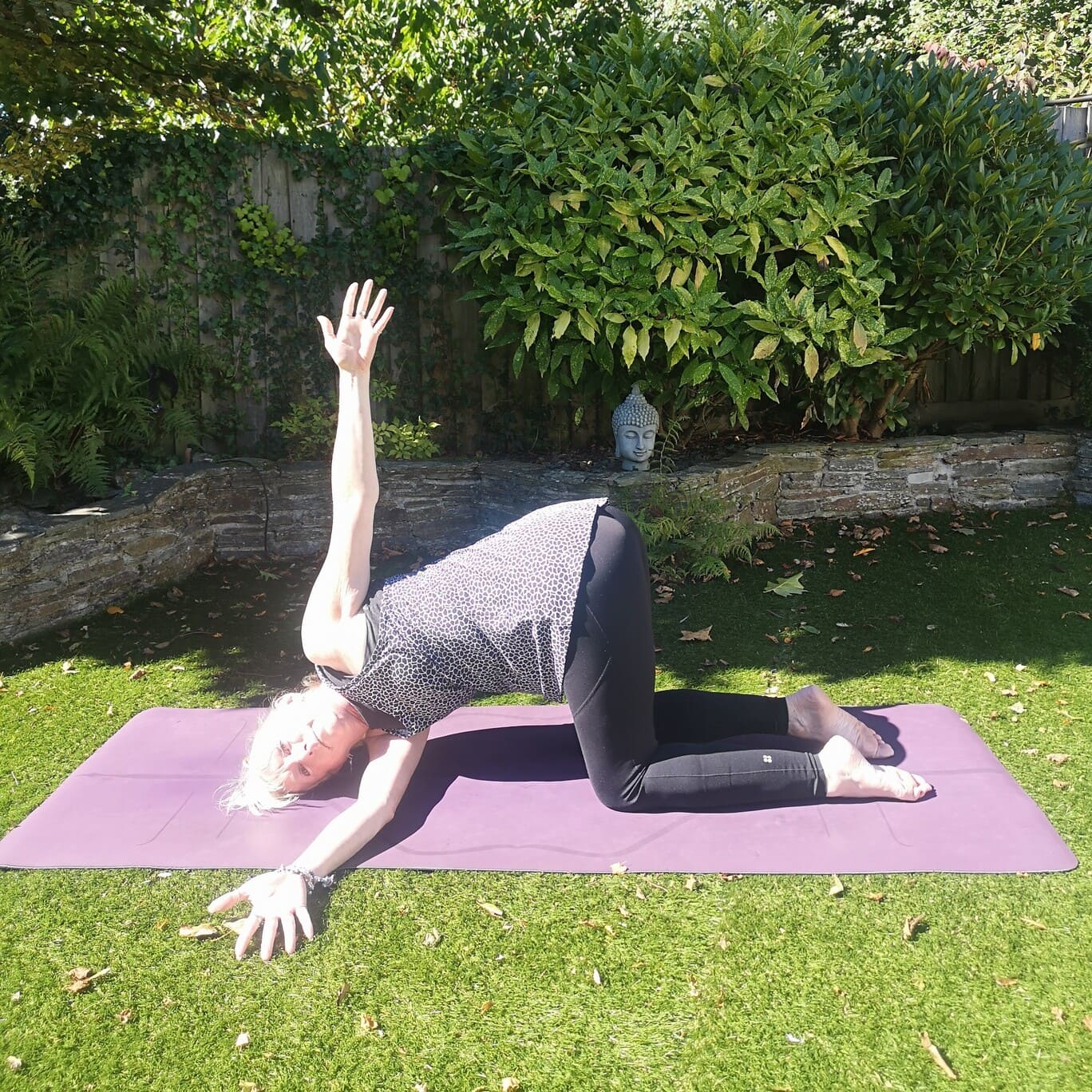 New Moon Yoga –  Thread the Needle Pose