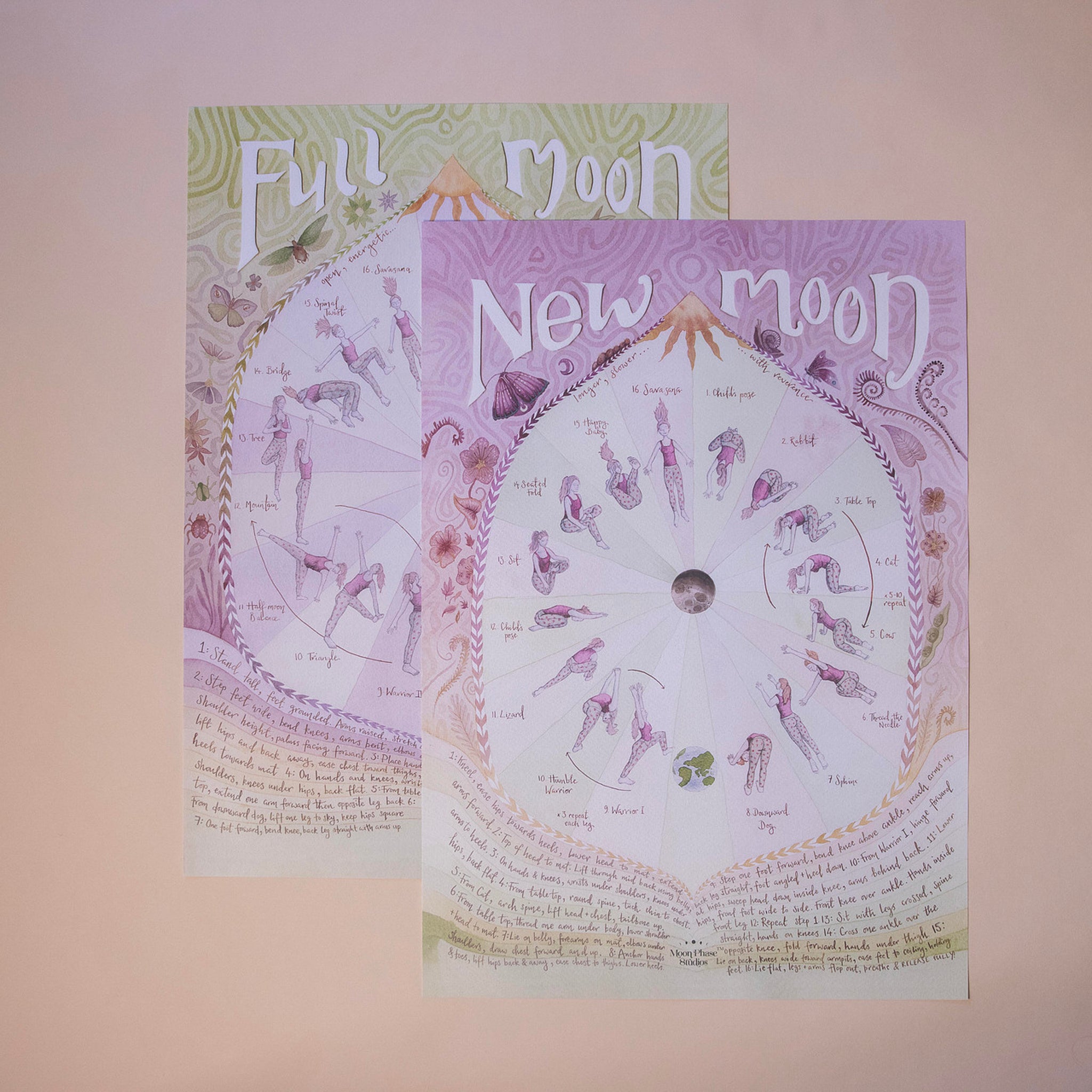 Yoga Print | New & Full Moon