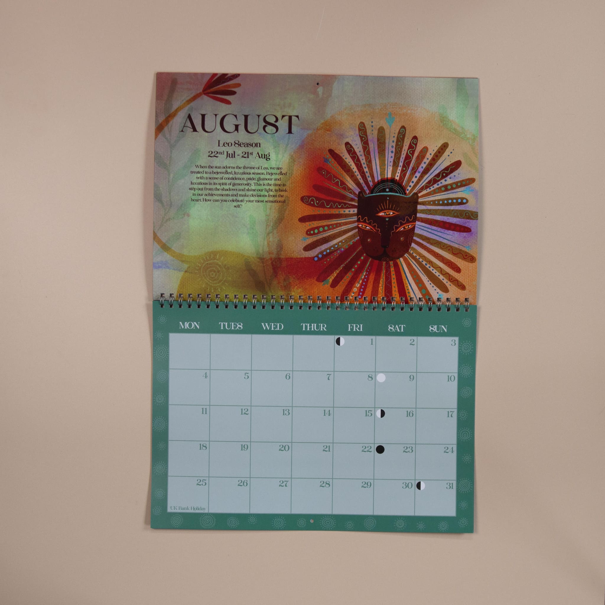 Zodiac Flip Calendar 2025