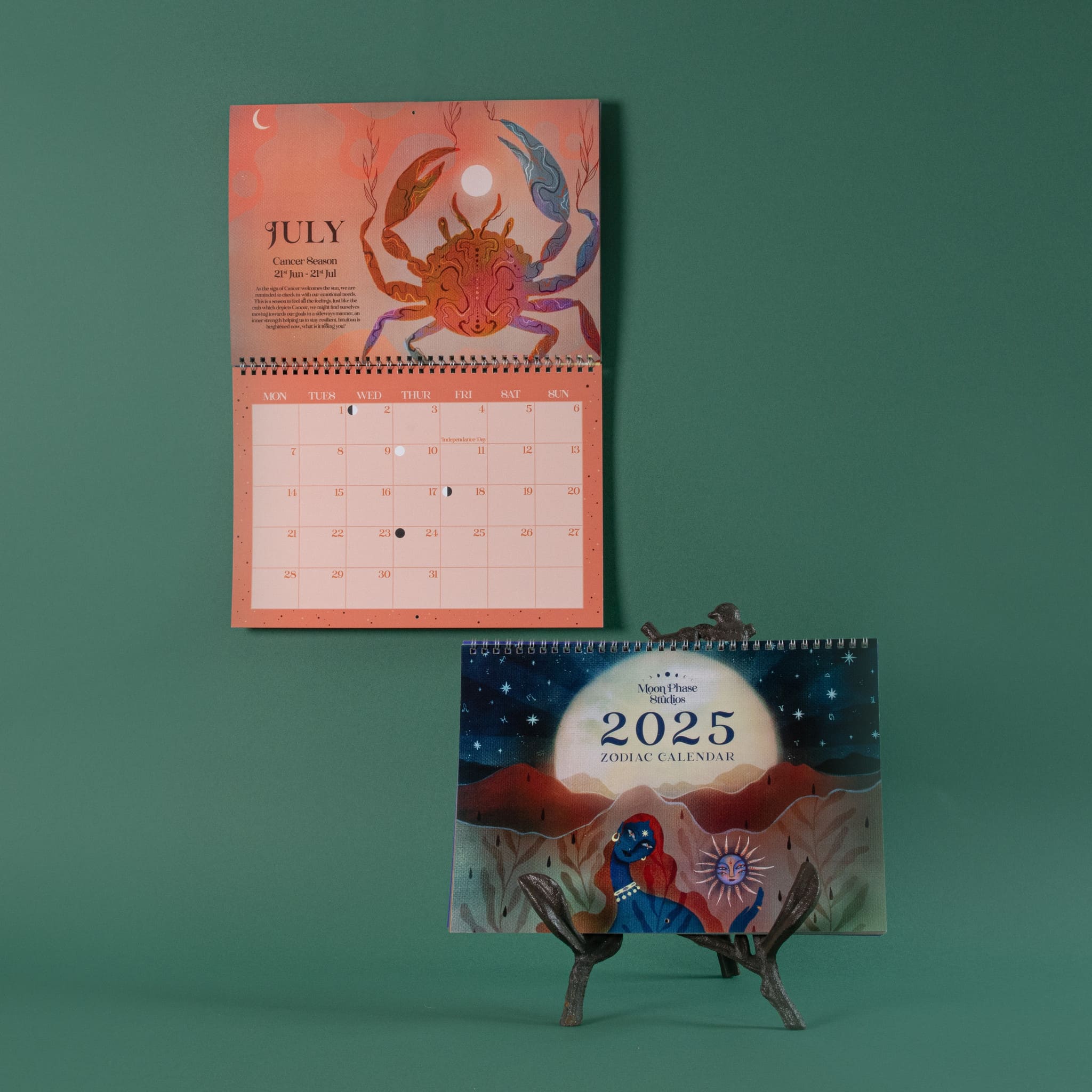 Zodiac Flip Calendar 2025